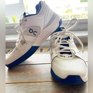On Running x Roger Federer Sneakers Women’s 8 White Blue Tennis Shoes